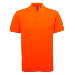 Asquith & Fox Mens Short Sleeve Performance Blend Polo Shirt / Orange
